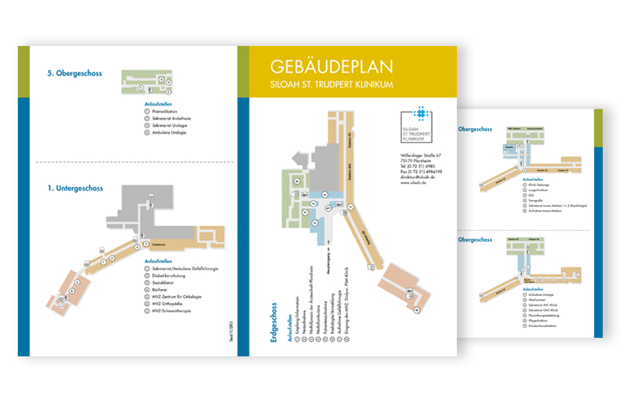 Flyer Gebäudeplan