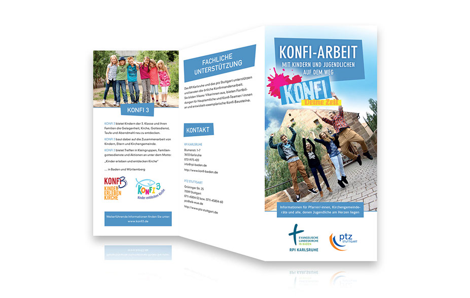 Flyer Konfi-Arbeit